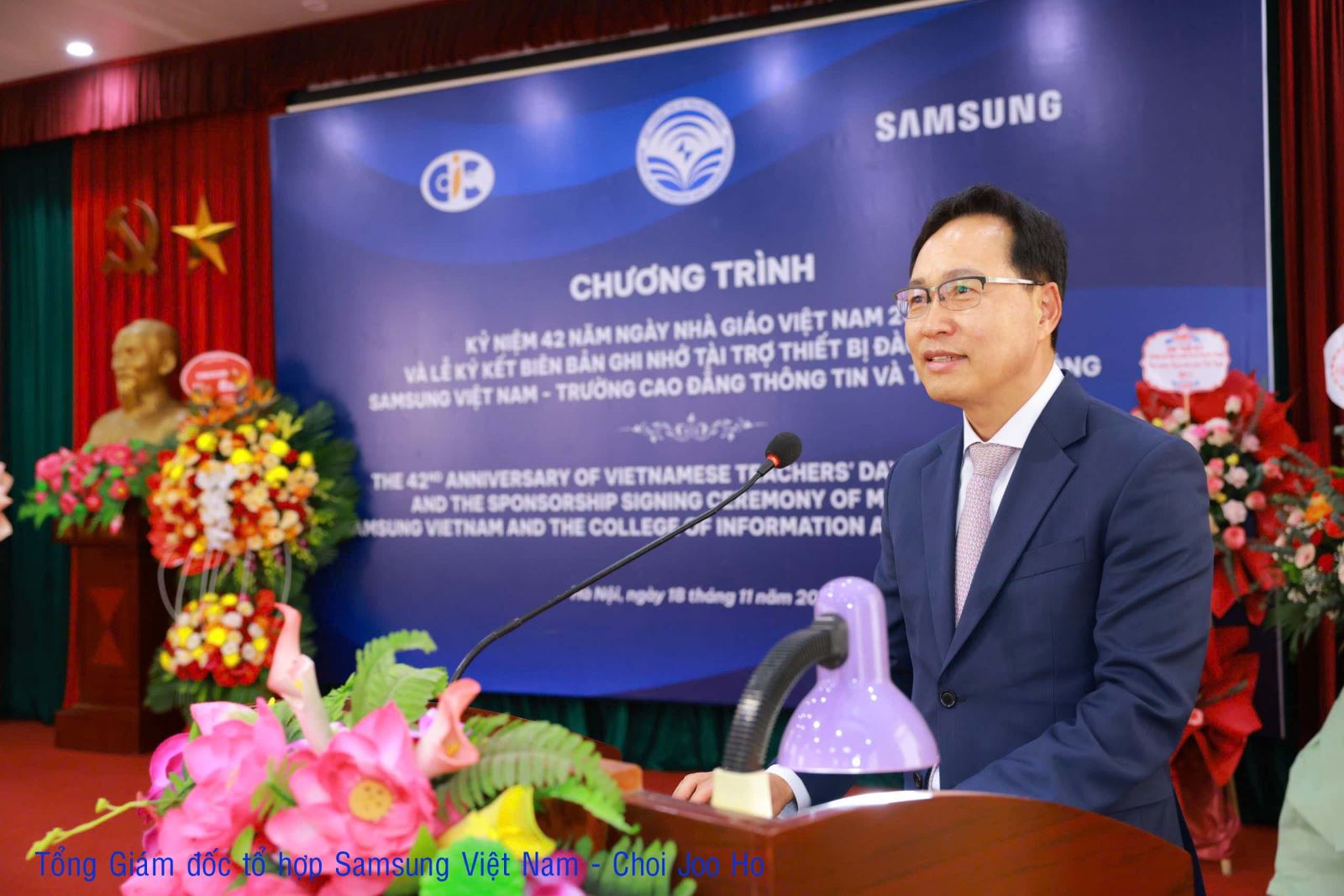 Ông Choi Joo Ho - Tổng giám đốc tổ hợp Samsung Việt Nam